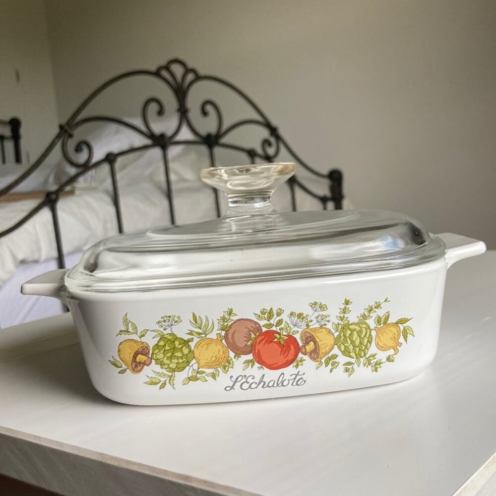 Vintage Corning Ware Spice O’ Life 1 Quart Casserole Dish W/Lid